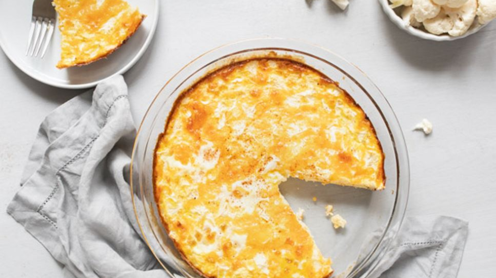 A Lighter Take on Comfort Food: Cauliflower No-Crust Quiche