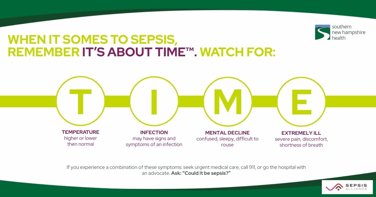 symptoms of sepsis