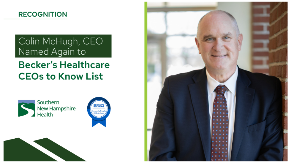 Colin McHugh Named to Becker’s 2026 List of Community Hospital CEOs to Know